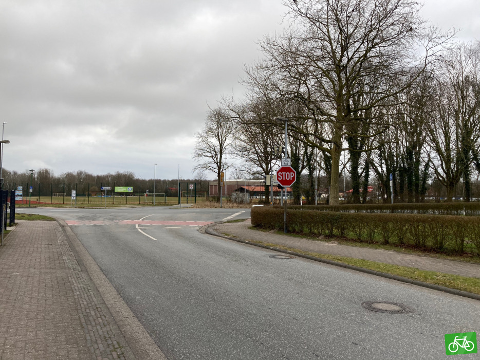 Einmündung Ziegelhofstraße in die Wittmunder Straße